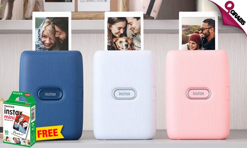 Fujifilm Instax Mini Link Smartphone Printer with FREE One Pack Mini Film!